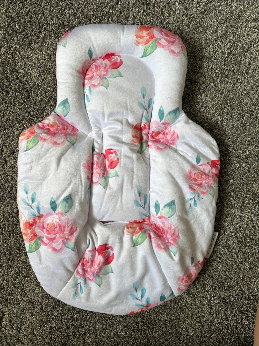 Floral Infant Support Cushion for swing - Pink Rose